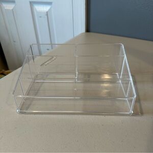 Clear Acrylic Storage Multi-Compartment Organizer